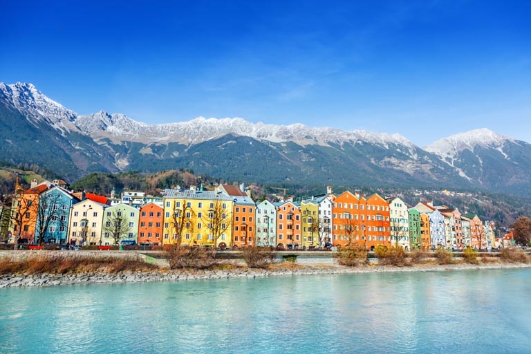 Innsbruck cityscape, Austria