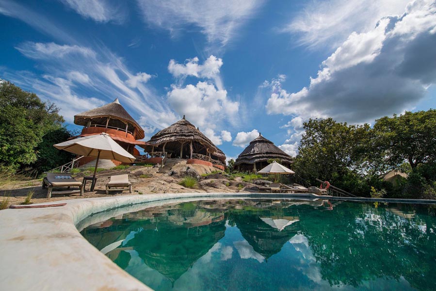 Mihingo lodge with pool
