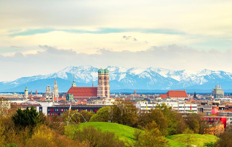 München und die Alpen bei Föhn © München Tourismus, Tommy L