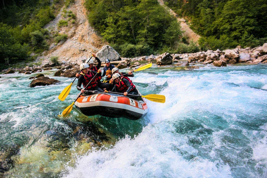 Tara river rafting in Montenegro